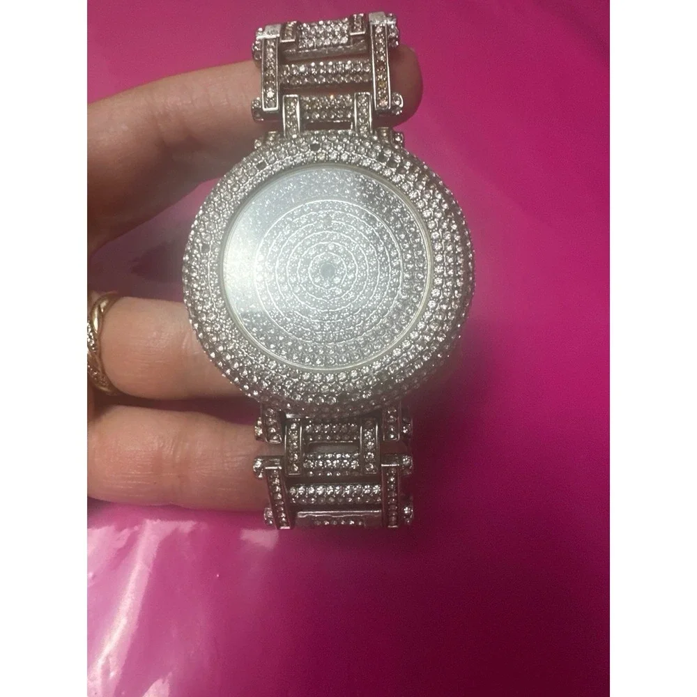 Lot of 3 Vintage & Fashion Watches Armitron Techno Pave FMD For Parts Repair
